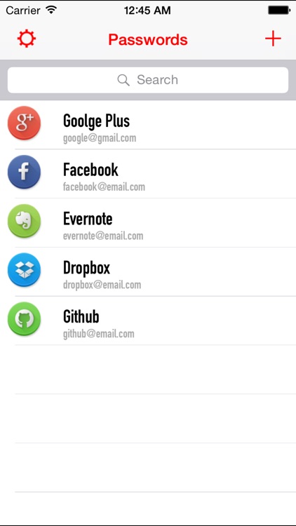VPass - Save my password login
