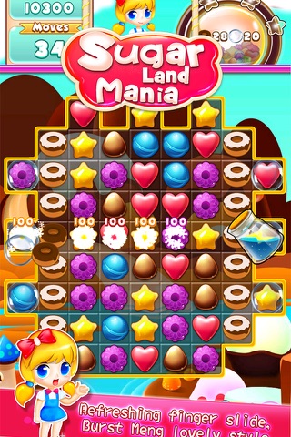 Sugar Land Mania - Smash of Crush Match 3 Games screenshot 2