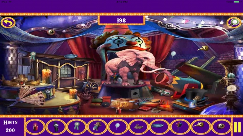 #3. Free Hidden Objects:Circus & Carnival Hidden Object (iOS) Podle: rinku patel