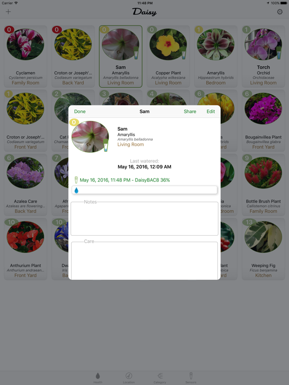 Screenshot #5 pour Daisy Sensor - Bluetooth Plant Soil Moisture
