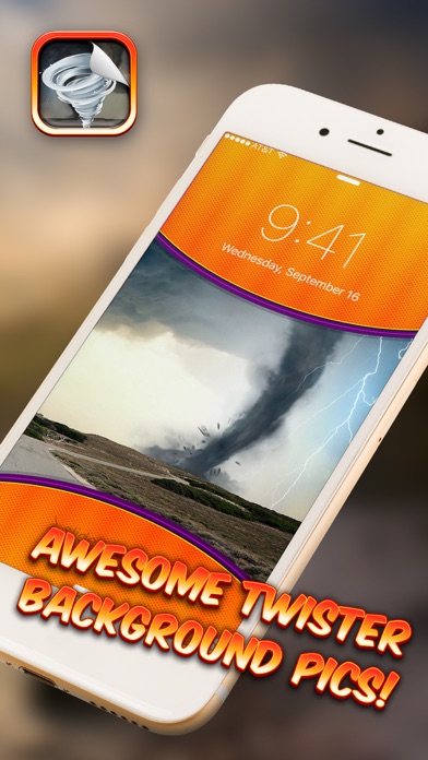 Screenshot #3 pour Tornade fonds d'écran gratuits – Orage thèmes de fond et des photos de paysage