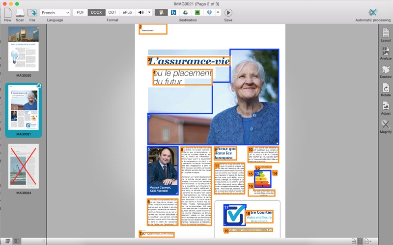 Screenshot #1 pour Readiris 15