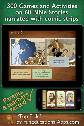 Children's Bible Games for Kids, Family and School screenshot 2