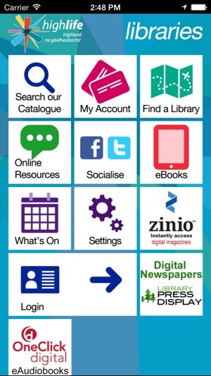 Highland Libraries App