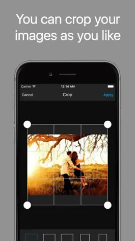 Game screenshot Square Camera : Photo Filtering , Effects, Photo Collage, Stickers hack