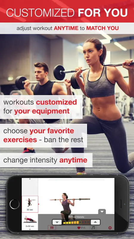 7 Minute Workout - Beginner to Advanced High Intensity Interval Training (HIIT) screenshot 2 of 5