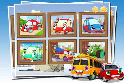 車のパズルゲーム - トラックや車での無料の教育幼児や子供の男の子のための学習のおすすめ画像4