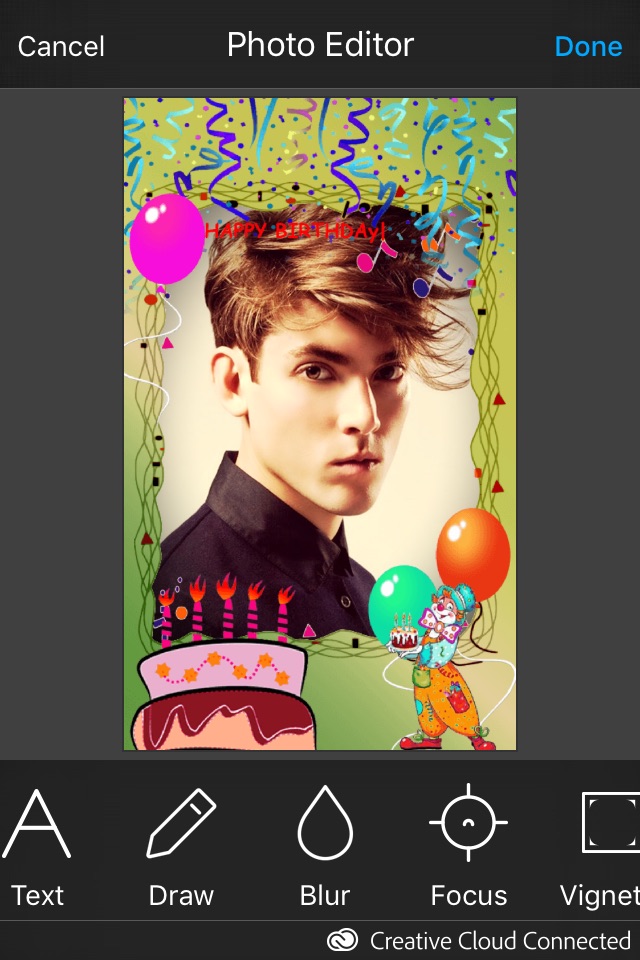 Birthday Photo Frame & Photo Editor screenshot 4