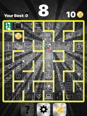 Dark Maze - brain challenging game iPad screenshot