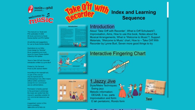 Susie and Phil's Take Orff with Recorder