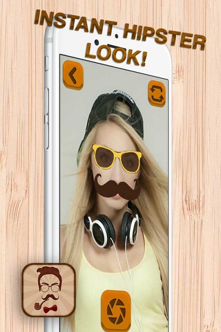 Funny Hipster Photo Booth – Selfie Cam Editor with Cute Sticker.s for Picture Decoration screenshot 4