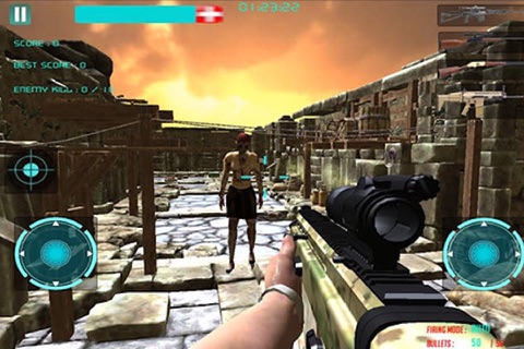 Zombie Sniper Strike 3D - Shoot And Kill The Living Dead Free Action Game screenshot 2