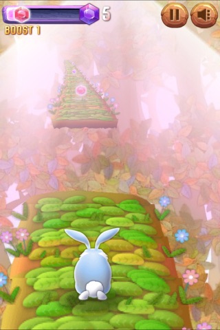 3D Infinite Rabbit Runner Dash At Sky Craft World screenshot 3