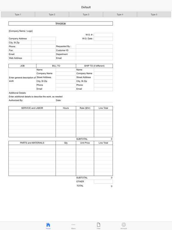 Screenshot #6 pour Auto Repair Invoice