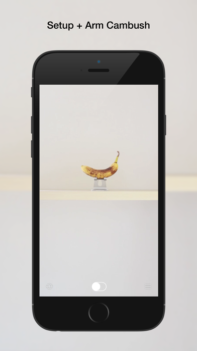 Screenshot #1 pour Cambush - Motion Detector Video Camera - Surveillance, Detection, Security, Spy Cam App