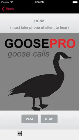 Game screenshot Canada Goose Calls & Goose Sounds for Hunting BLUETOOTH COMPATIBLE mod apk