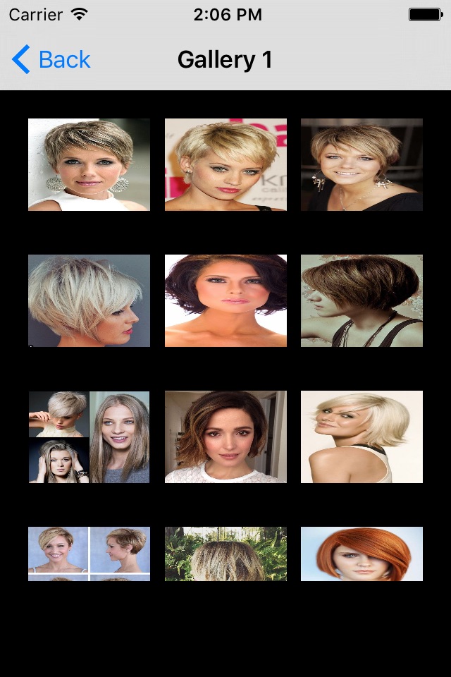 Hairstyles For Short Hair screenshot 2