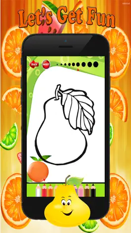 Game screenshot Fruit Vegetable Paint and Coloring Book: Learning Skill The Best of Fun Games Free For Kids hack