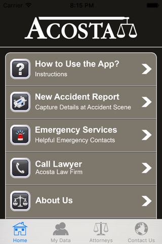 Julio C. Acosta Injury Help App screenshot 2