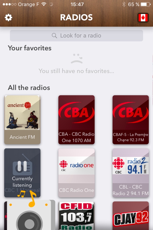 Canadian Radio - access all Radios in Canada FREE! screenshot 3