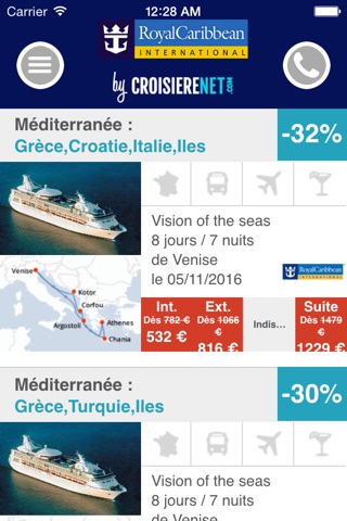 Royal Caribbean Booking by Croisierenet.com screenshot 2