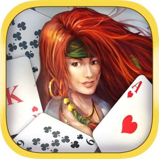 Pirate Solitaire. Sea Wolves Free