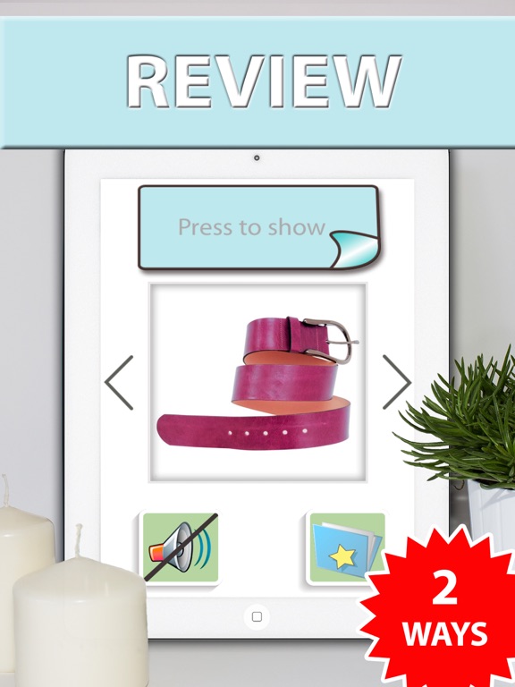 Learn and practice English vocabulary list & cards iPad screenshot 4 - Book app