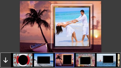 Screenshot #1 pour HoneyMoon Beach Photo Frames - Decorate your moments with elegant photo frames