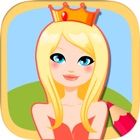 Paint princesses game for girls to color beautiful ballgowns with the finger