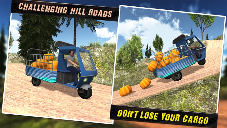 Offroad Tuk Tuk Mountain Climb screenshot-3