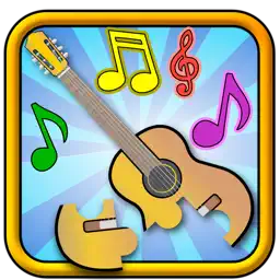 Kids Musical Jigsaw Puzzles - shape and matching childrens game suitable for toddlers and preschoolers app icon