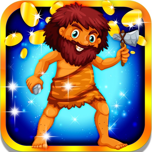 Ancient Slot Machine: Be the best at hunting and fishing and win lots of stone tools iOS App