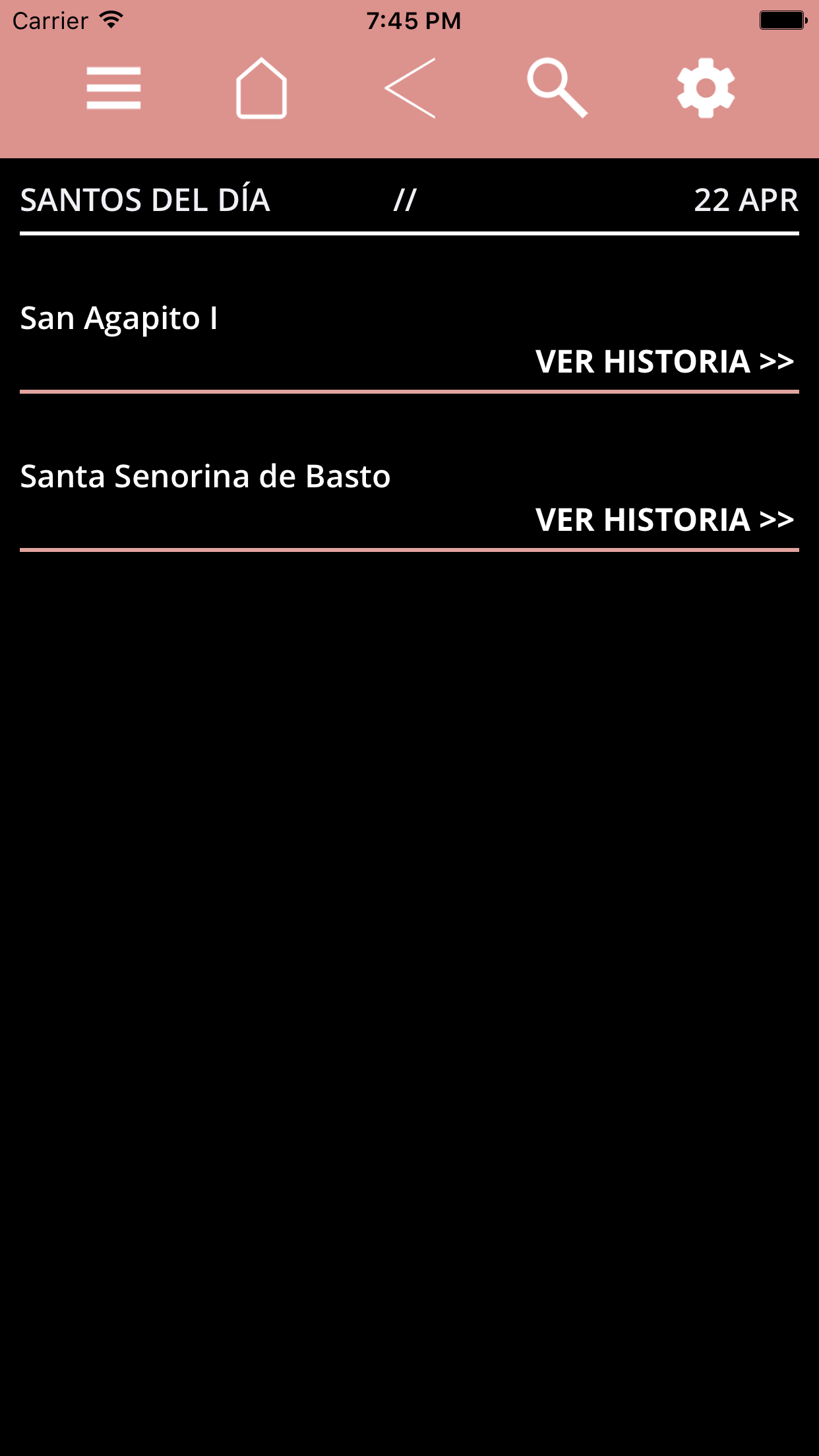 El Santoral