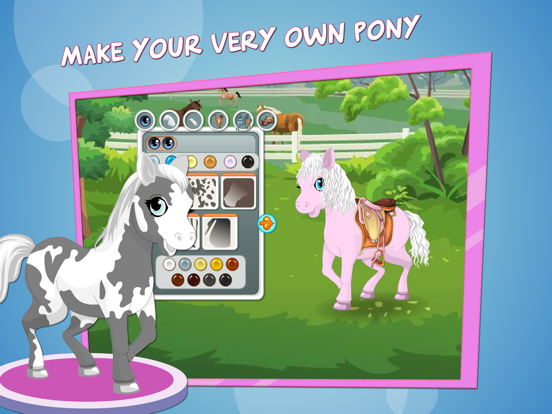 Mary's Little Pony Dress up - Dress up  and make up game for people who love horse