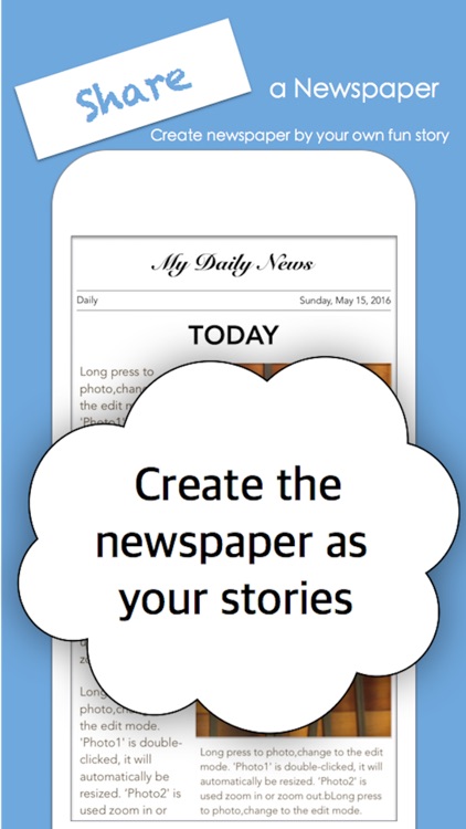 My Newspaper ( Making a Newspaper ).