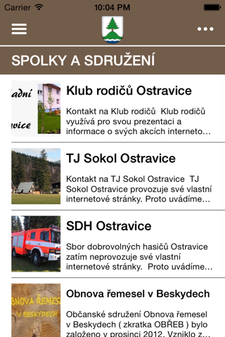 Obec Ostravice screenshot 4