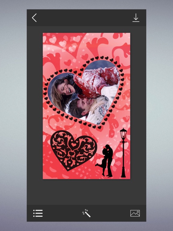 Infinite Love Photo Frames - Decorate your moments with elegant photo frames iPad screenshot 4 - Photo & Video app