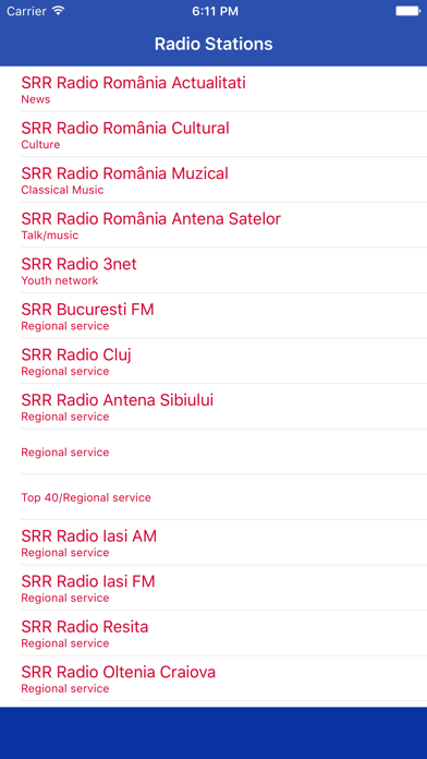 Screenshot #1 pour Radio Romania FM - Streaming and listen to live Romanian online music and news show