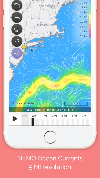 Windria - US East (NOAA high-res Wind/waves/currents forecast) screenshot-3