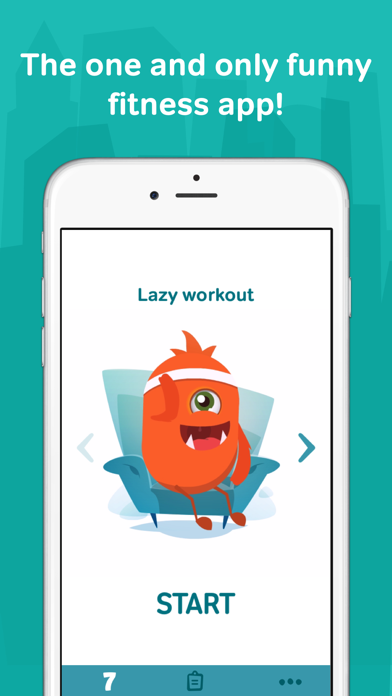7 minute workouts with lazy monster PRO: daily fitness for kids and womenのおすすめ画像1
