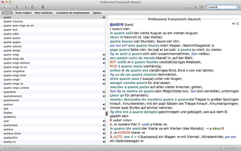 Screenshot #2 pour Dictionnaires de Langenscheidt