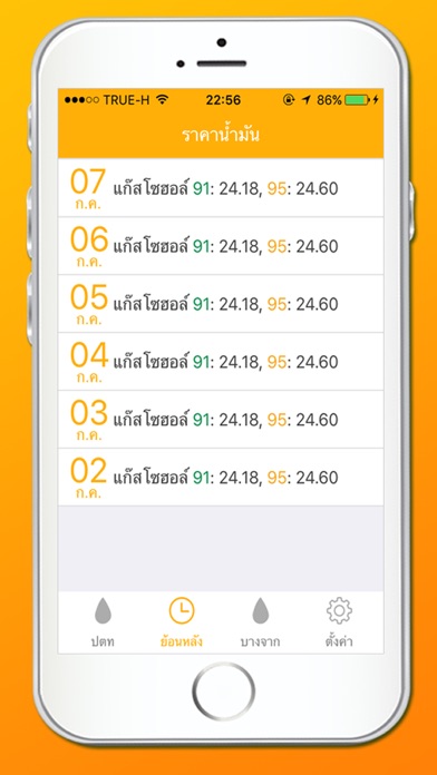 Screenshot #2 pour ราคาน้ำมัน