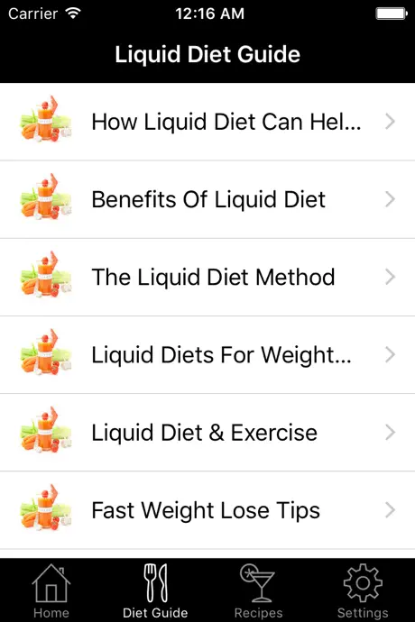 Liquid Diet Guide