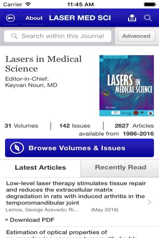 Lasers in Medical Science screenshot 2