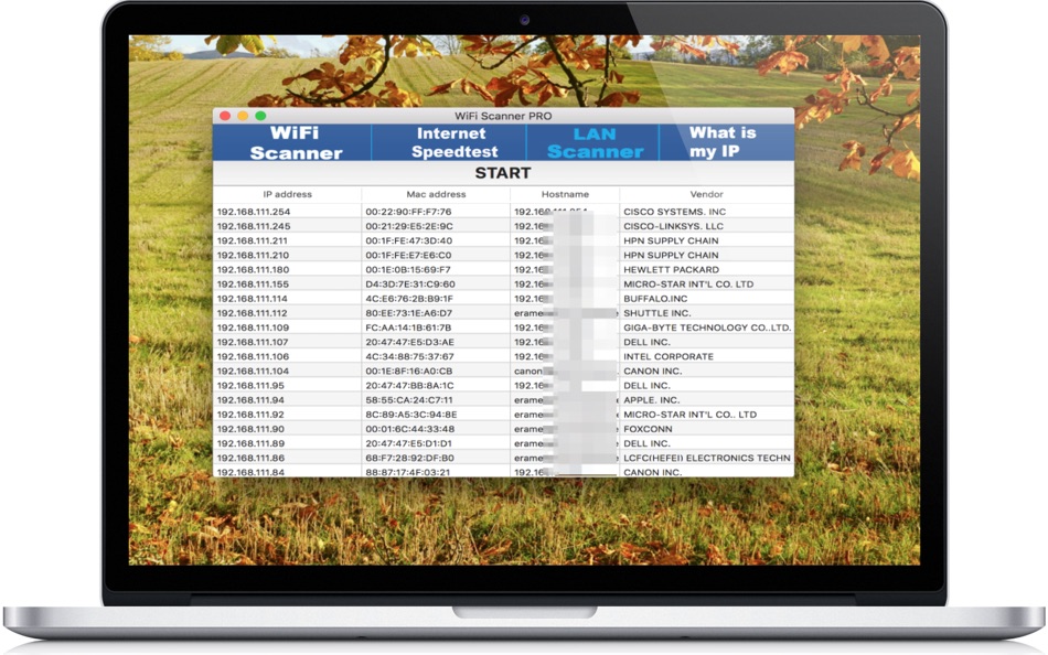 #4. WiFi Scanner PRO (macOS) Podle: Rain Ruus