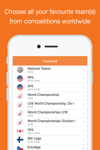 Hockey for iPhone Calendar screenshot 2
