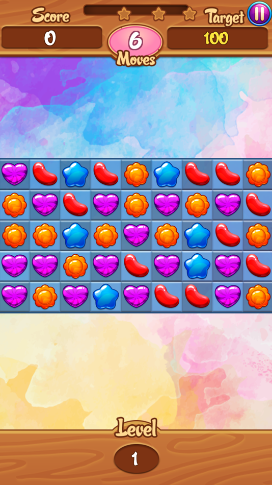 #4. Candy Funny Match (iOS) 来自: Phornsak Tibyakad