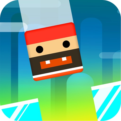 Perfect Drop - Cute square character falling to abyss ! iOS App