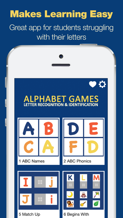 How to cancel & delete Alphabet Games - Letter Recognition and Identification from iphone & ipad 1