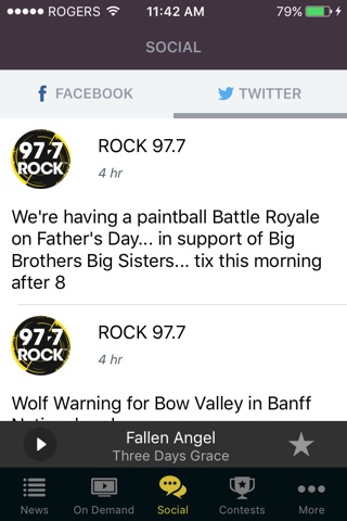 97.7 ROCK Grande Prairie screenshot 3